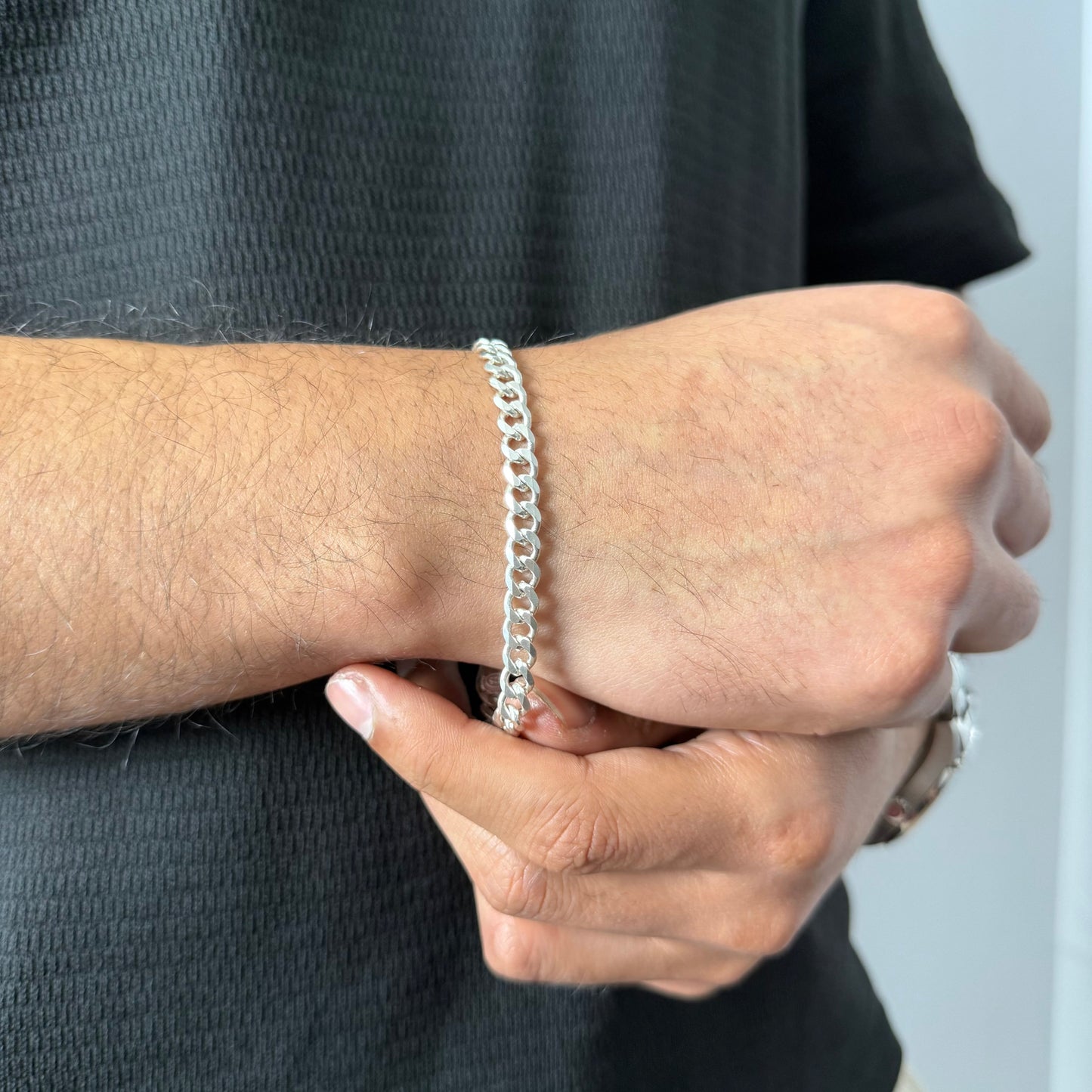 Pulsera Grumet 6 mm – Silver Ice 02