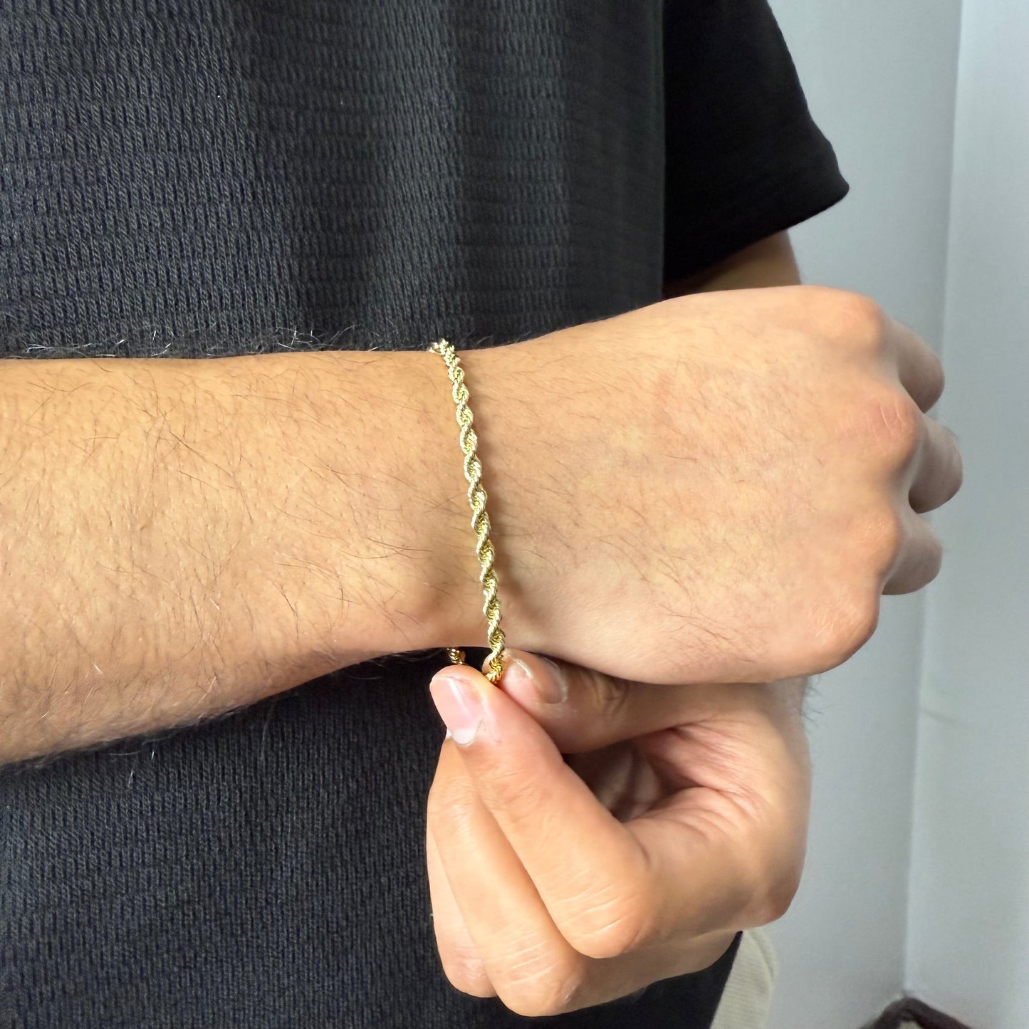 Pulsera Turbillón Oro – 3,5 mm – Silver Ice 02