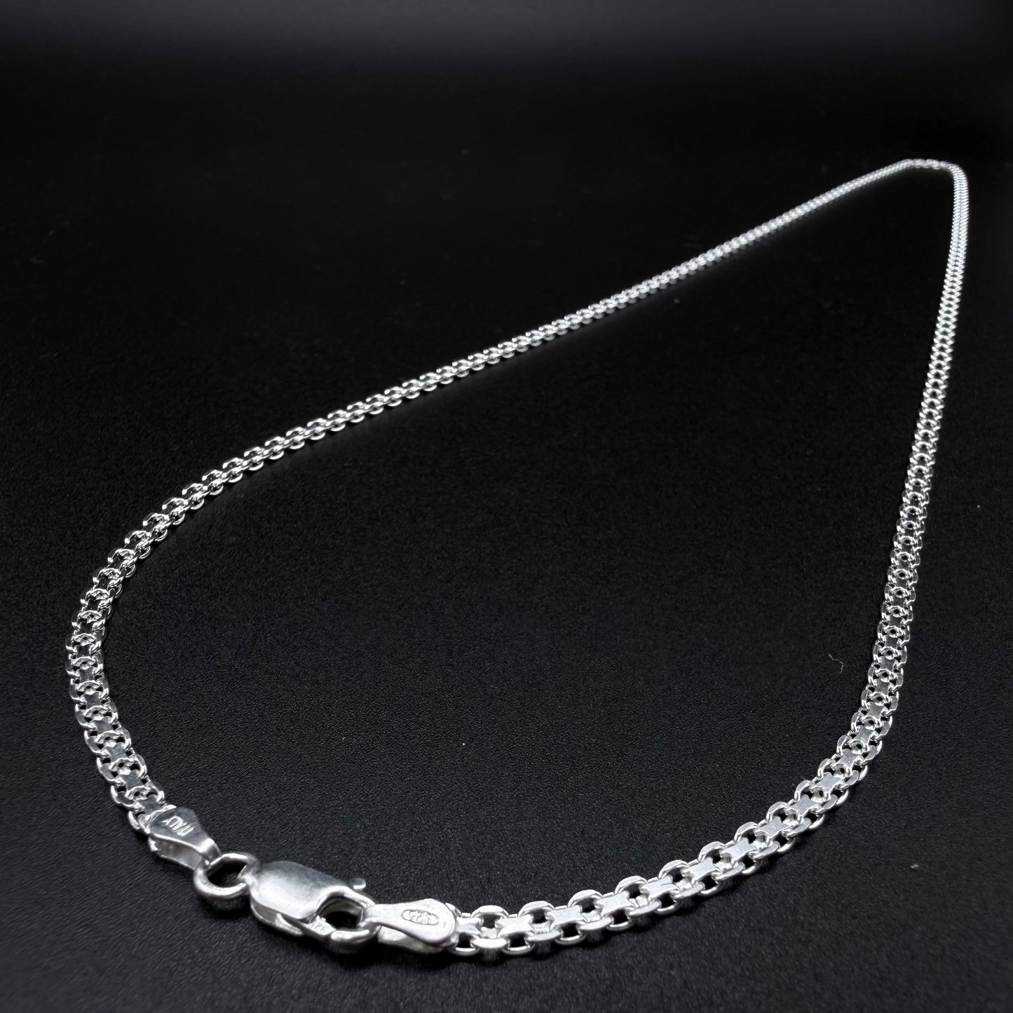 Cadena Tejido Chino 3mm - Plata 925 Italy – Silver Ice 03