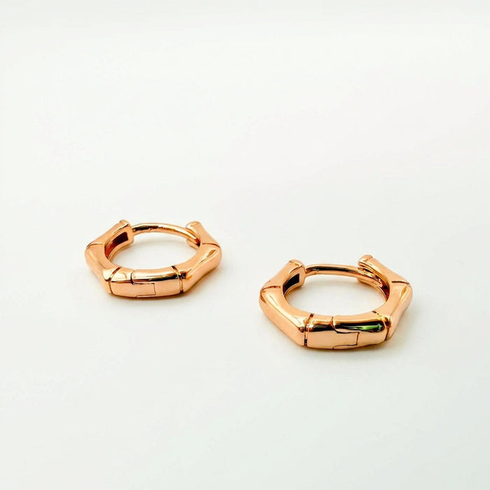 Aros Hexa - Oro Rosa – Silver Ice 01