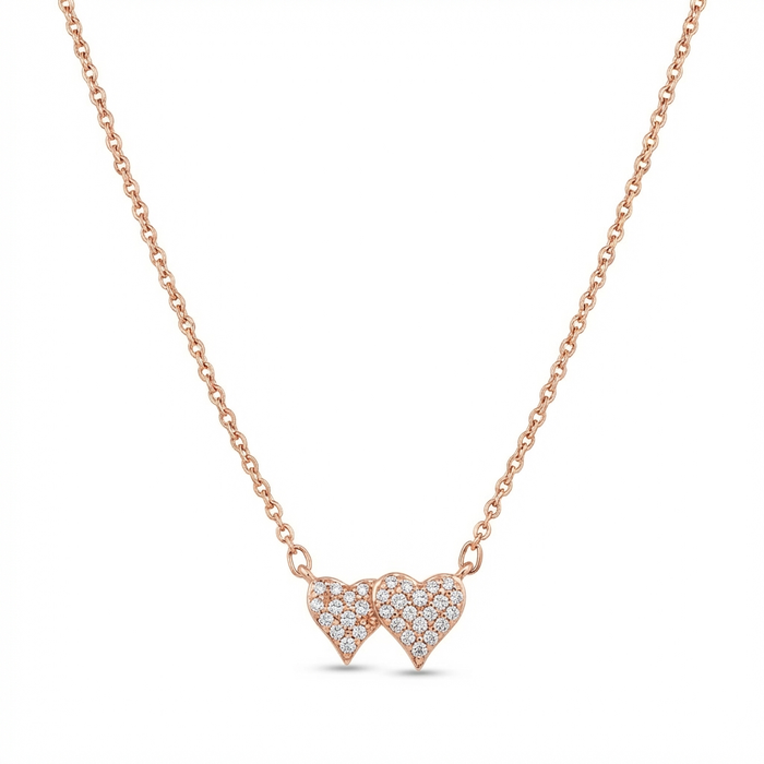 Cadena Twin Glow - Oro Goldfilled Rosa – Silver Ice 01