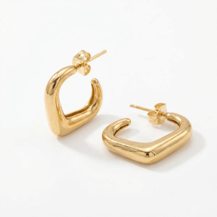 Aros Media Luna - Oro – Silver Ice 02