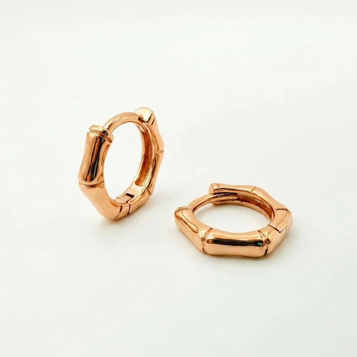 Aros Hexa - Oro Rosa – Silver Ice 02