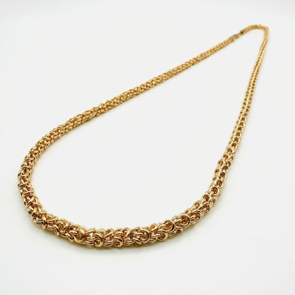 Cadena Camino del Inca Oro Goldfilled – 4 mm – Silver Ice 02