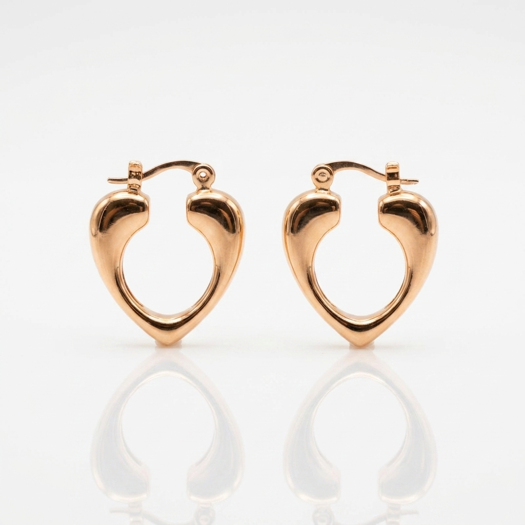 Aros Elipse Oro Goldfilled Rosa – Silver Ice 05