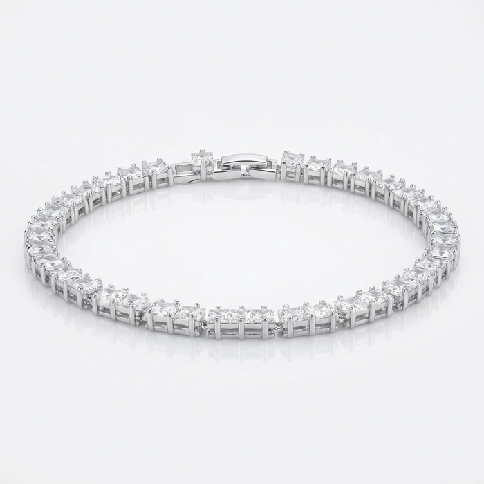 Pulsera Ice Cube 5mm Plata 925