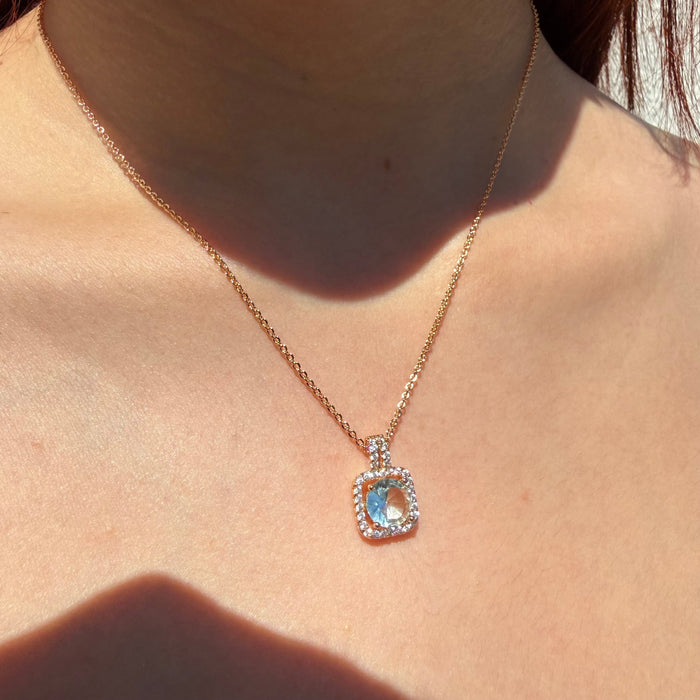 Cadena Cielo Celeste - Oro Goldfilled Rosa – Silver Ice 03