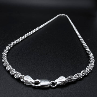 Cadena Turbillón 4mm - Plata 925 Italy – Silver Ice 02
