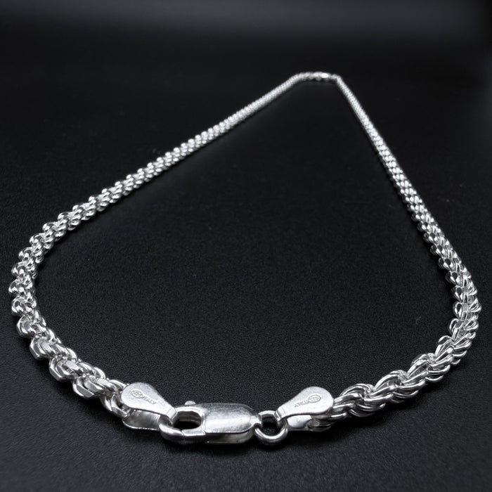 Cadena Turbillón 4mm - Plata 925 Italy – Silver Ice 02