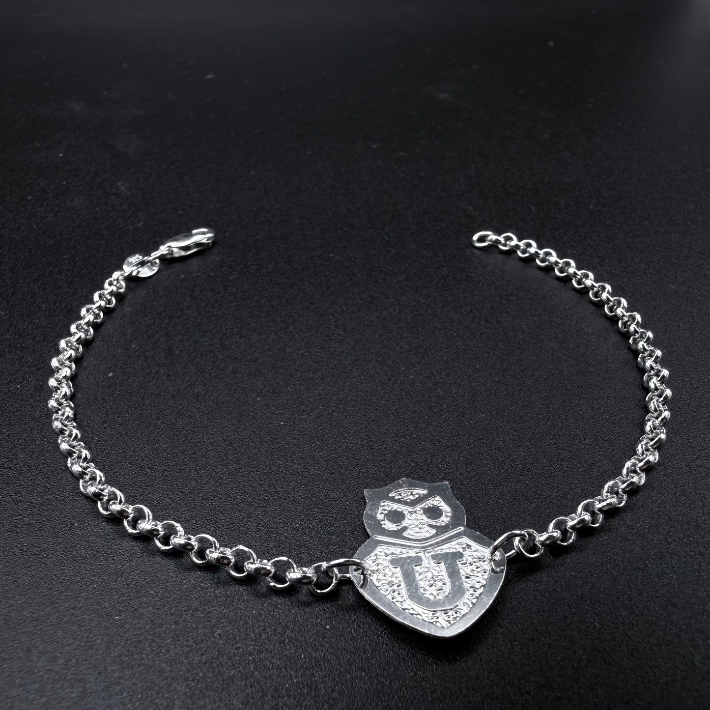 Pulsera Orgullo Azul Plata 925 – Silver Ice 04