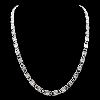 Cadena Caracol - 7mm – Silver Ice 06
