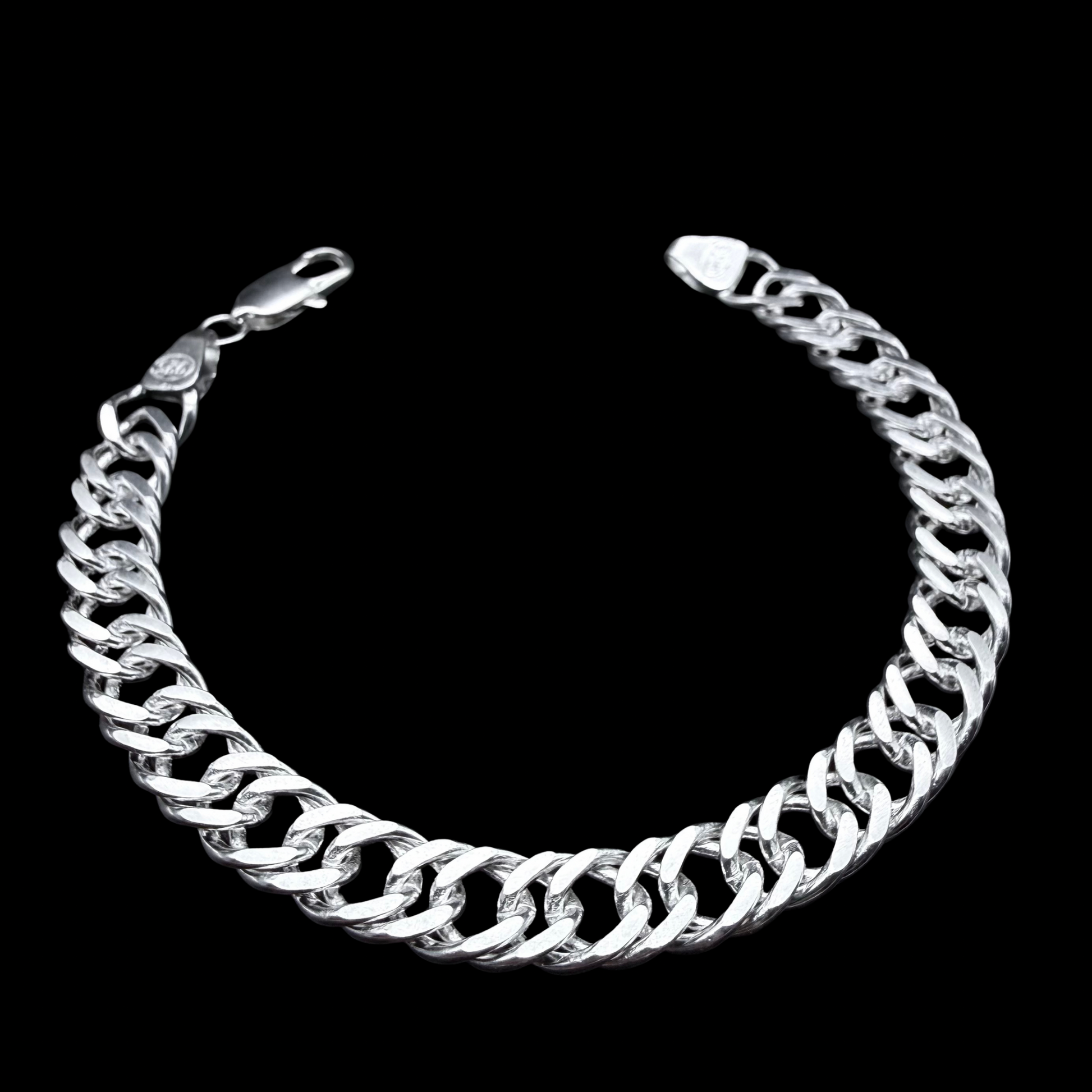 Pulsera Triple Grumet - 9mm – Silver Ice 01