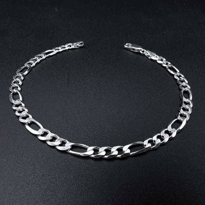 Pulsera Fígaro 5mm - Plata 925 Italy – Silver Ice 01