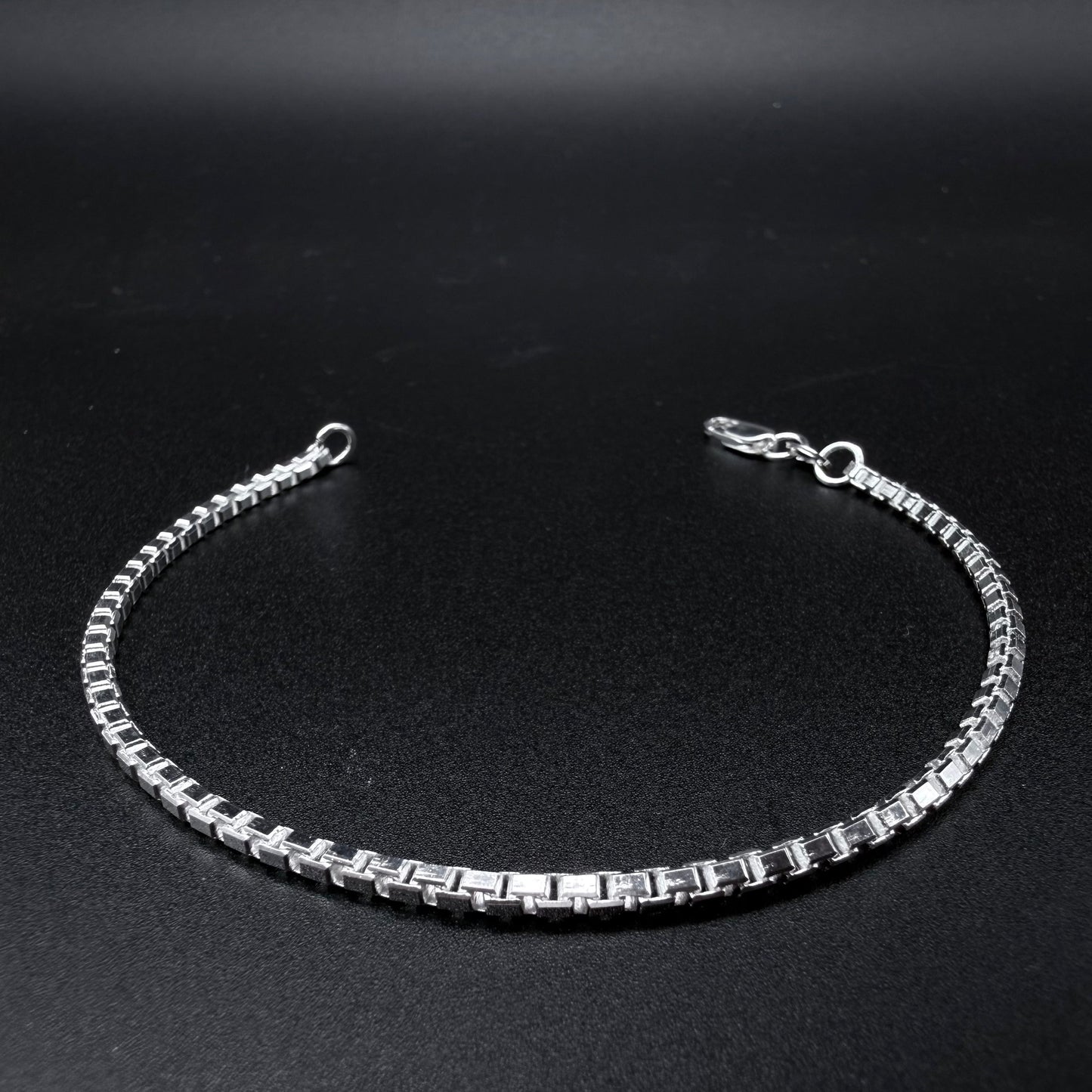 Pulsera Veneciana 2,5 mm – Silver Ice 04
