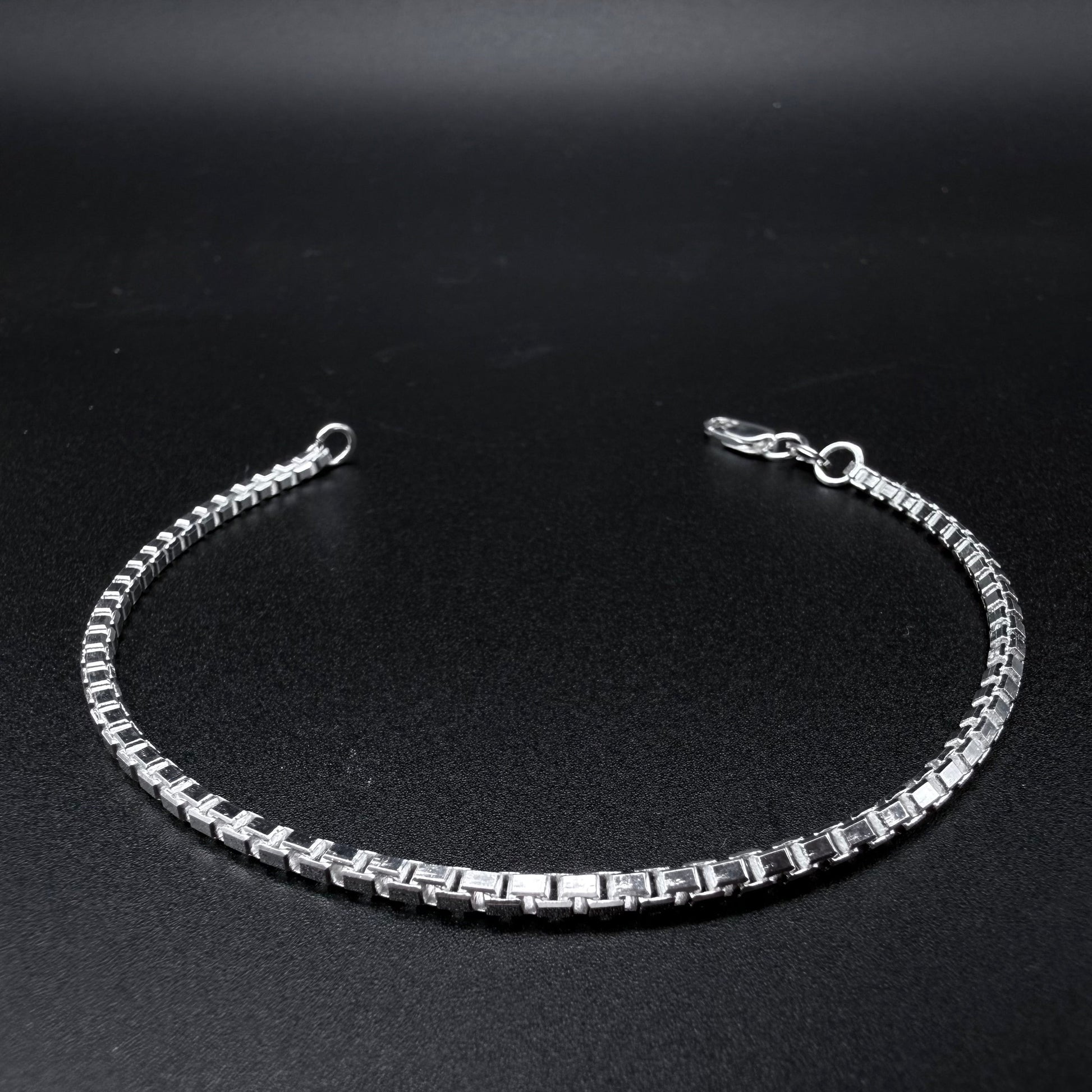 Pulsera Veneciana 2,5 mm – Silver Ice 04