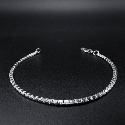 Pulsera Veneciana 2,5 mm – Silver Ice 04