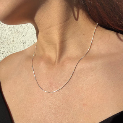 Cadena Veneciana 1mm – Silver Ice 02