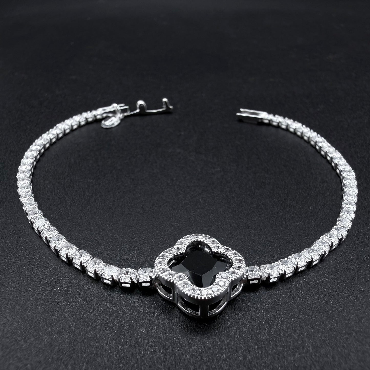 Pulsera Tennis Van Cleef Tennis 2mm – Silver Ice 03