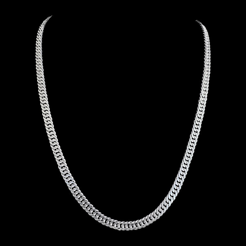 Cadena Triple Grumet 6mm – Silver Ice 01