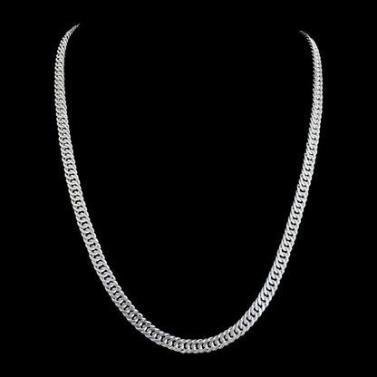 Cadena Triple Grumet 6mm – Silver Ice 01