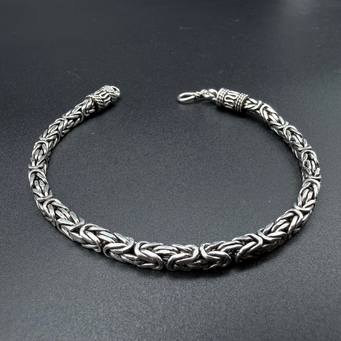 Pulsera Camino del Inca 4mm - Plata 925 Italy – Silver Ice 01