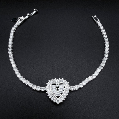 Pulsera Love Crown Tennis Plata 925 – Silver Ice 02