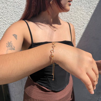 Pulsera Destello de Amor - Oro Rosa – Silver Ice 02