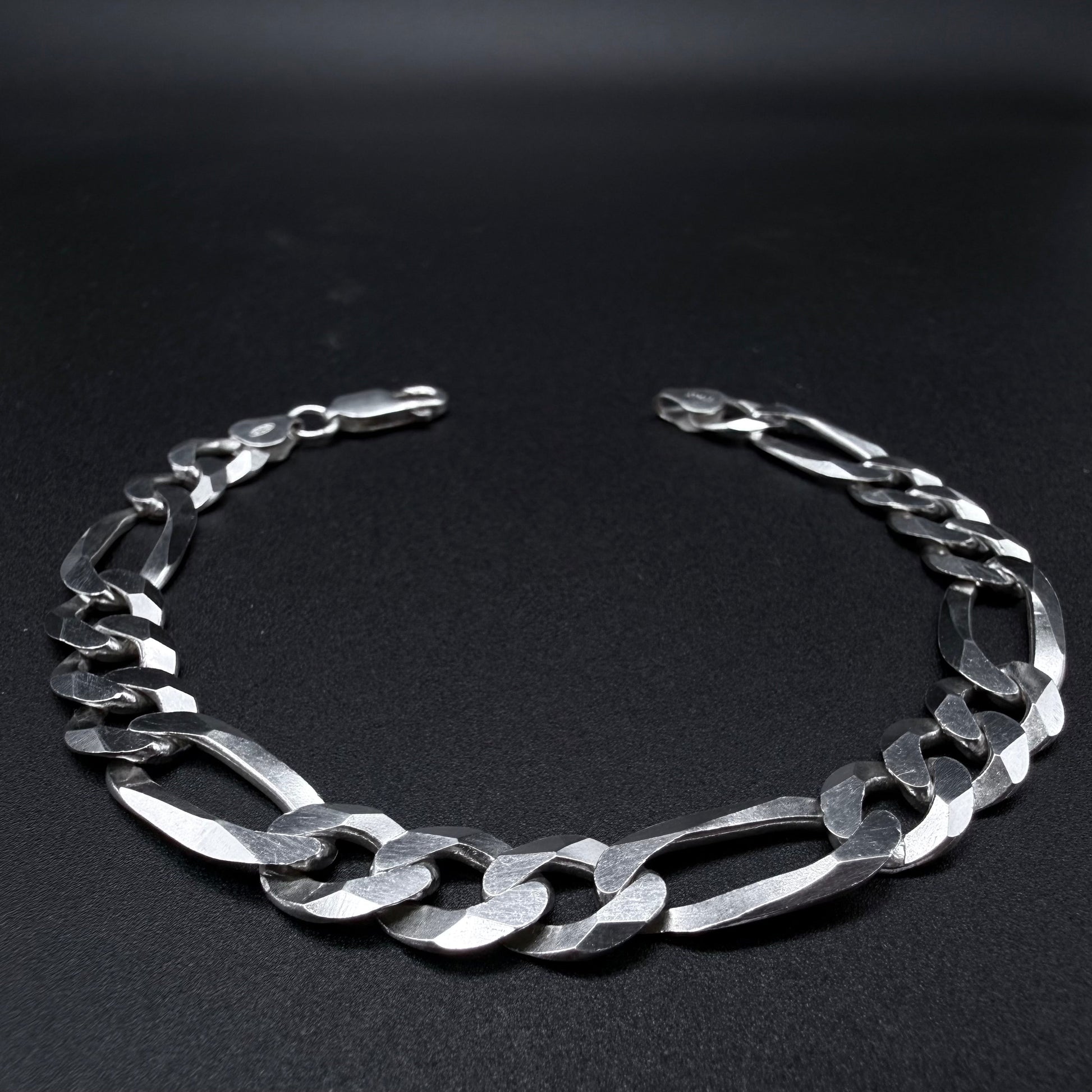 Pulsera Fígaro 10mm - Plata 925 Italy – Silver Ice 02