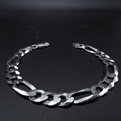 Pulsera Fígaro 10mm - Plata 925 Italy – Silver Ice 02