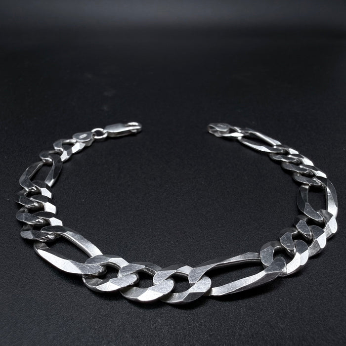 Pulsera Fígaro 10mm - Plata 925 Italy – Silver Ice 02