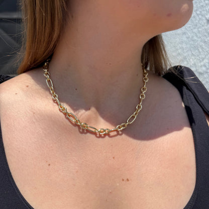 Cadena Rolo Satinada Oro – Silver Ice 06