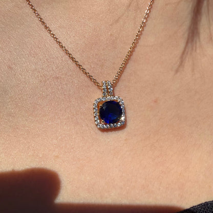 Cadena Cielo Azul - Oro Goldfilled Rosa – Silver Ice 04