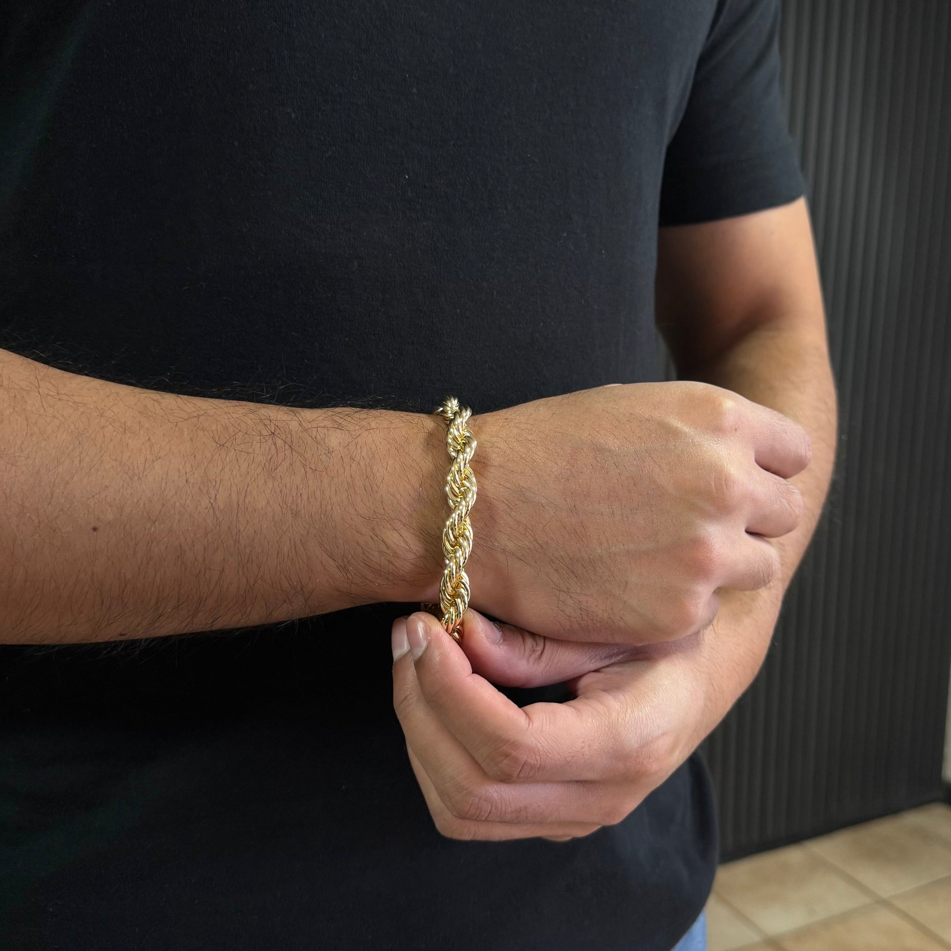 Pulsera Turbillón Oro Goldfilled – 11 mm – Silver Ice 03