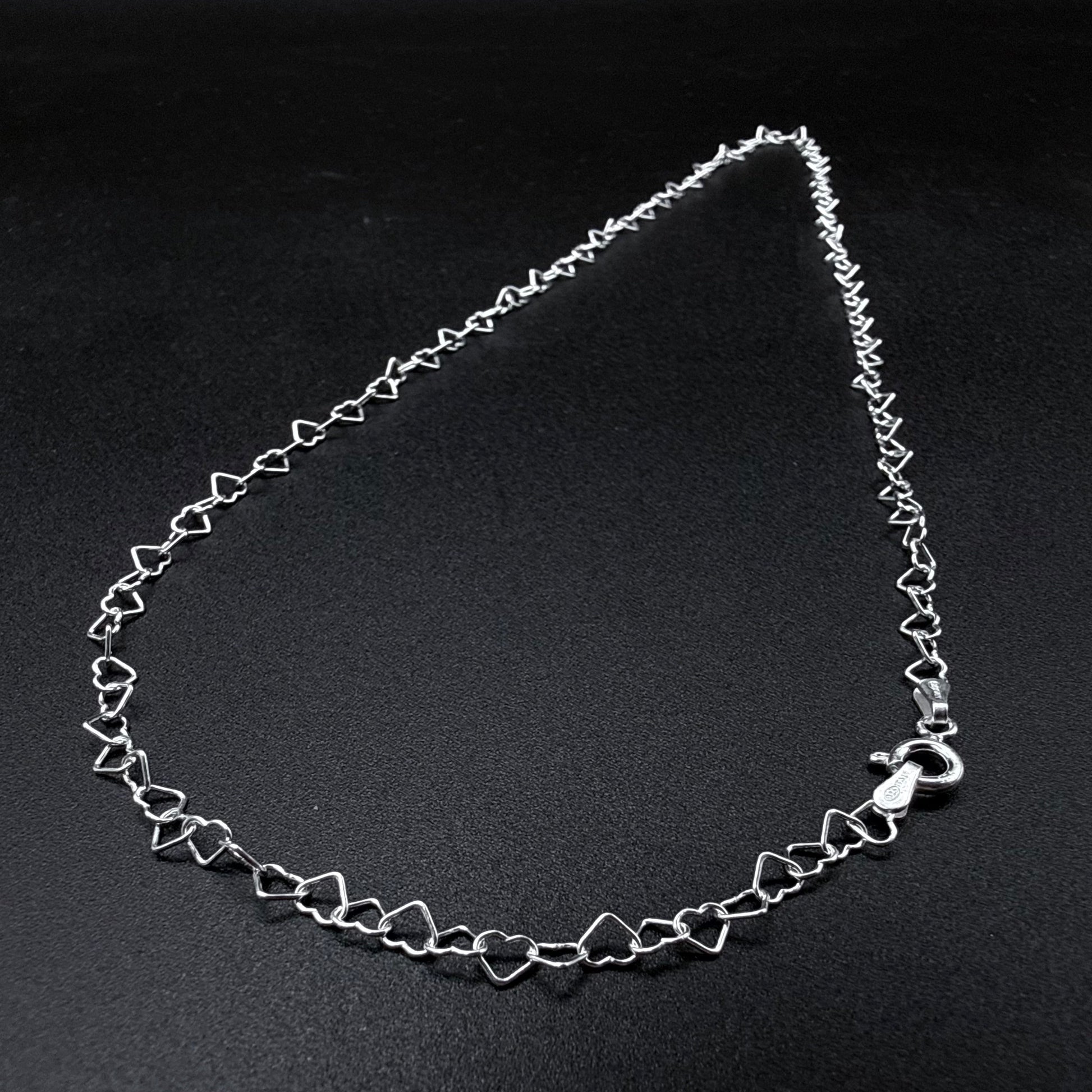 Cadena Corazones 3mm - Plata 925 Italy – Silver Ice 01