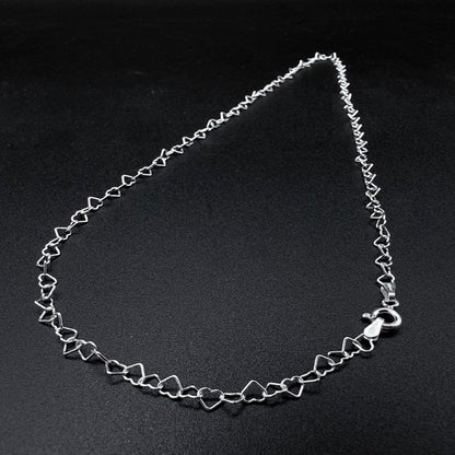 Cadena Corazones 3mm - Plata 925 Italy – Silver Ice 01