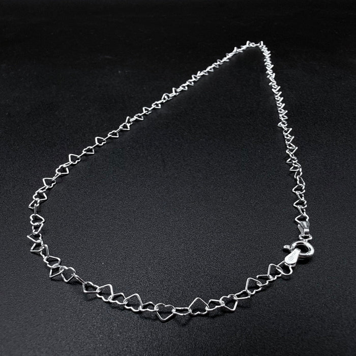 Cadena Corazones 3mm - Plata 925 Italy – Silver Ice 01