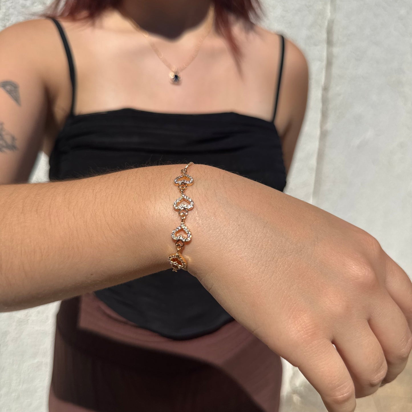 Pulsera Suspiro de Amor - Oro Rosa – Silver Ice 02