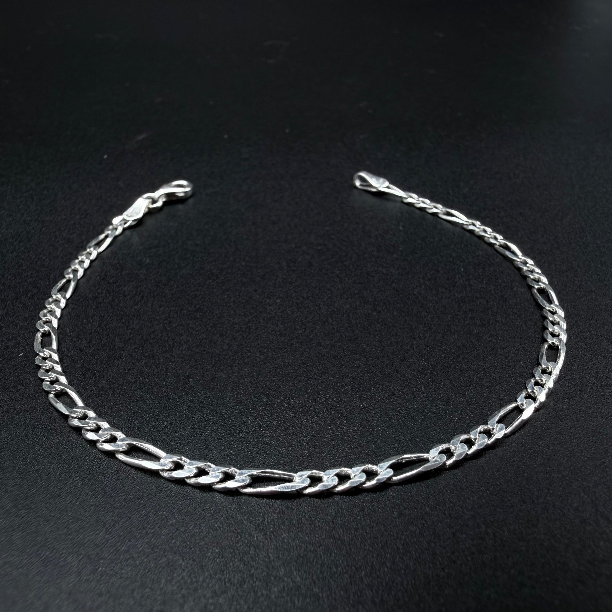 Pulsera Fígaro 3mm - Plata 925 Italy – Silver Ice 01