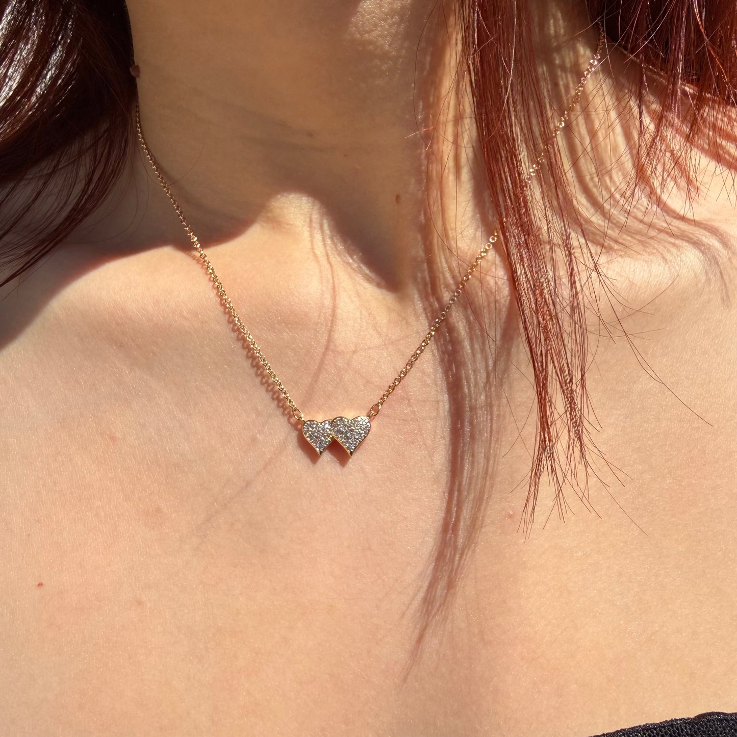 Cadena Twin Glow - Oro Goldfilled Rosa – Silver Ice 02
