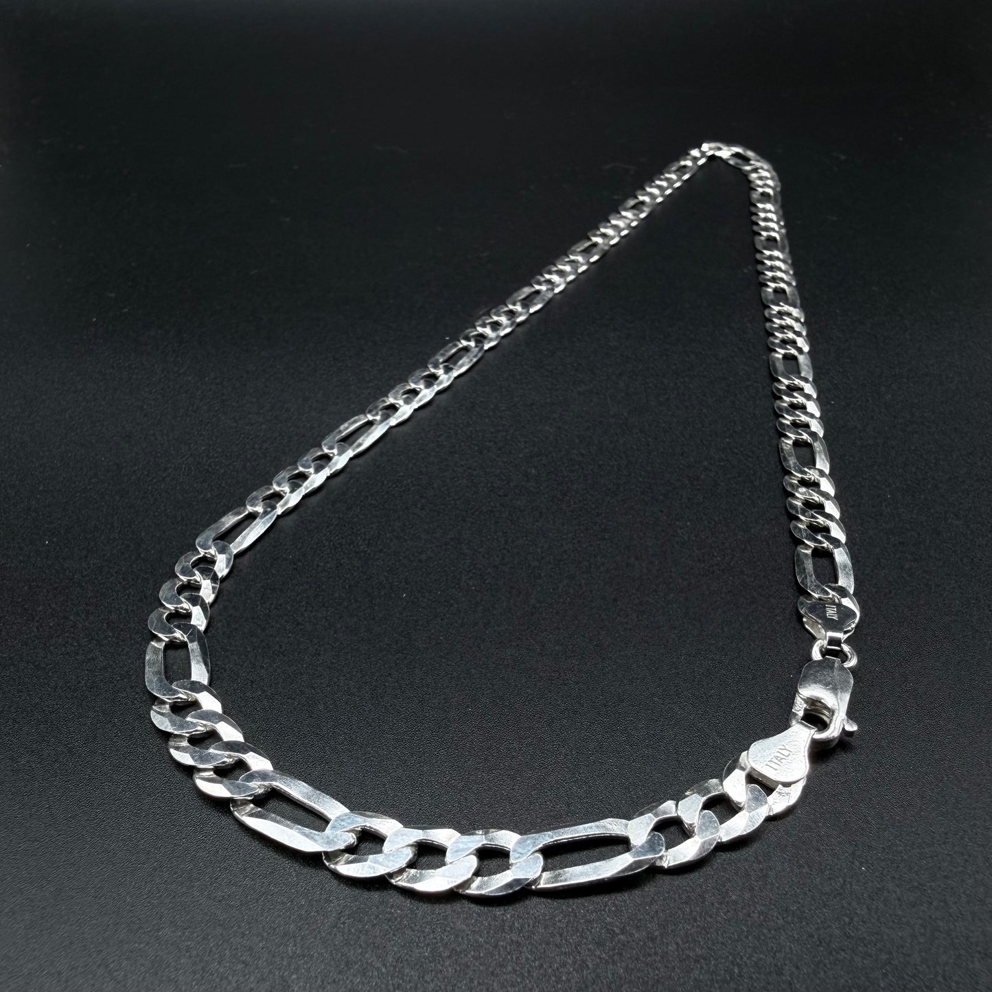 Cadena Fígaro 7mm - Plata 925 Italy – Silver Ice 01