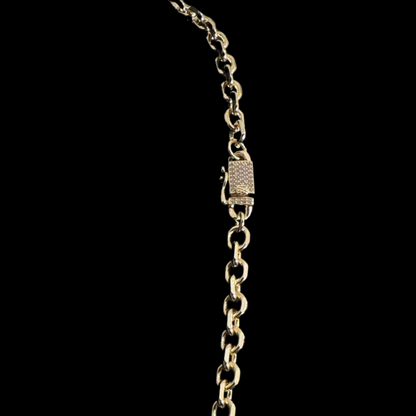 Cadena Rolo Limada Oro – 6mm – Silver Ice 04