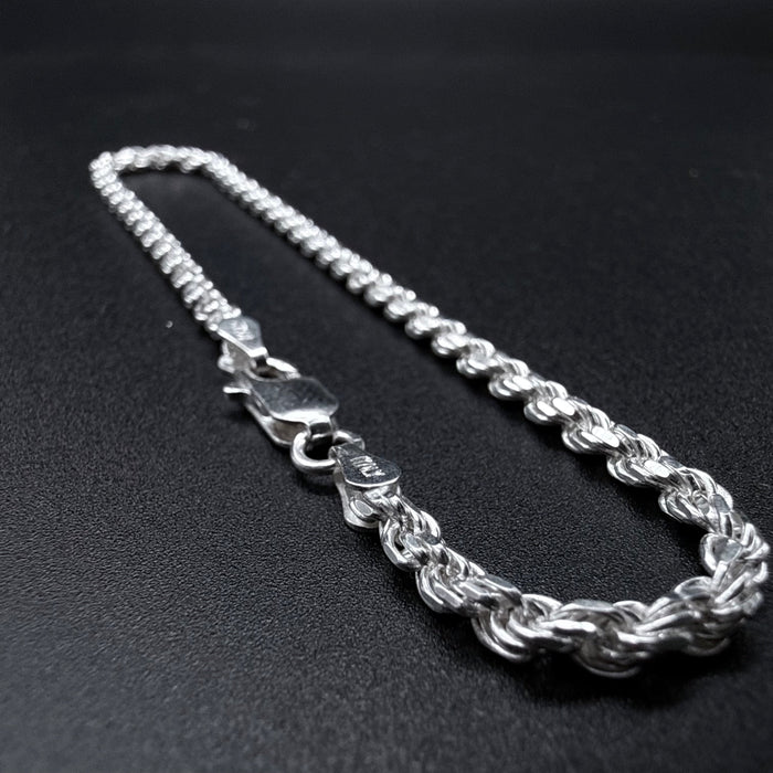 Pulsera Turbillón 3mm - Plata 925 Italy – Silver Ice 02