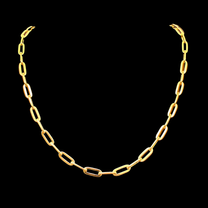 Cadena Eslabón Limada Oro – 5 mm – Silver Ice 05