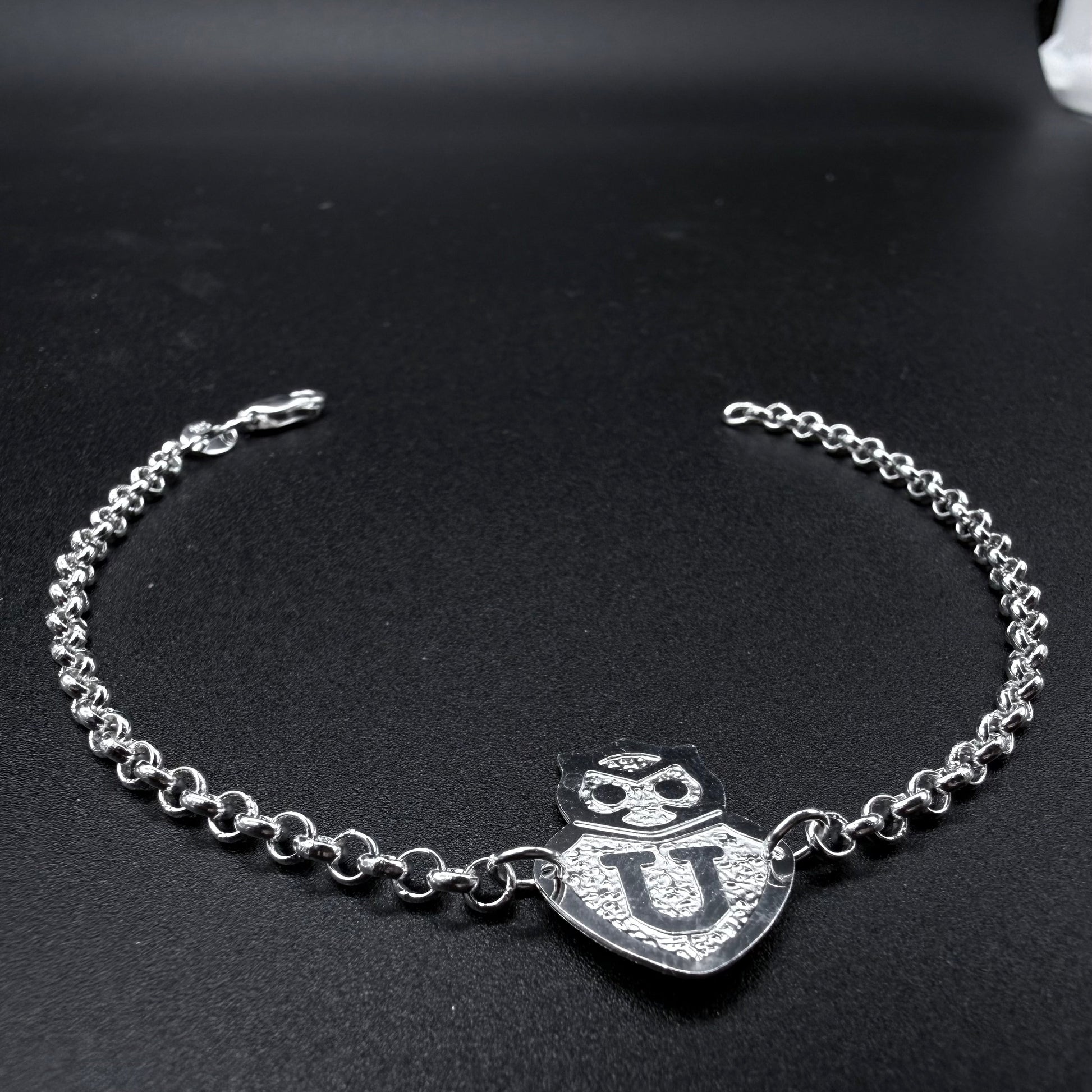 Pulsera Orgullo Azul Plata 925 – Silver Ice 01