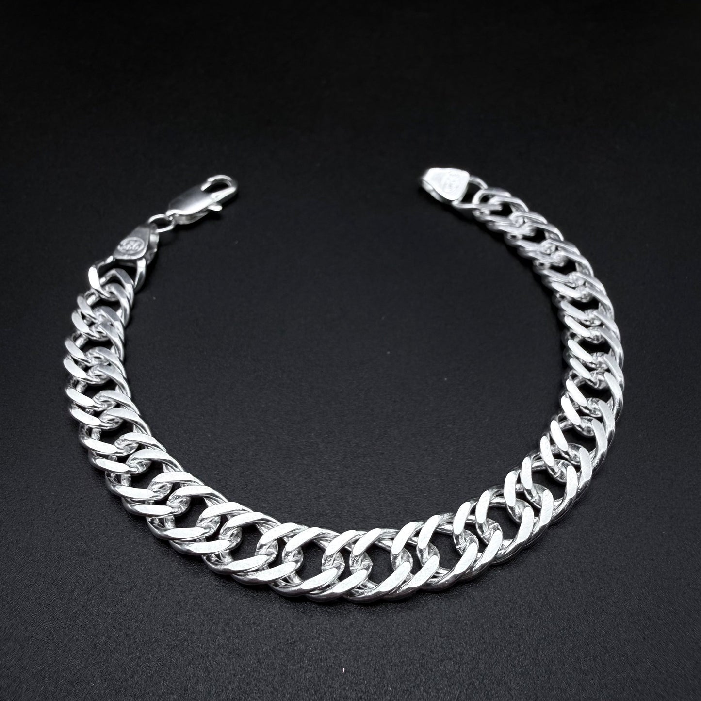 Pulsera Triple Grumet - 9mm – Silver Ice 02