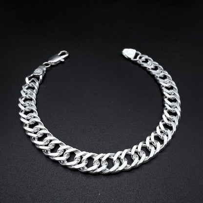 Pulsera Triple Grumet - 9mm – Silver Ice 02