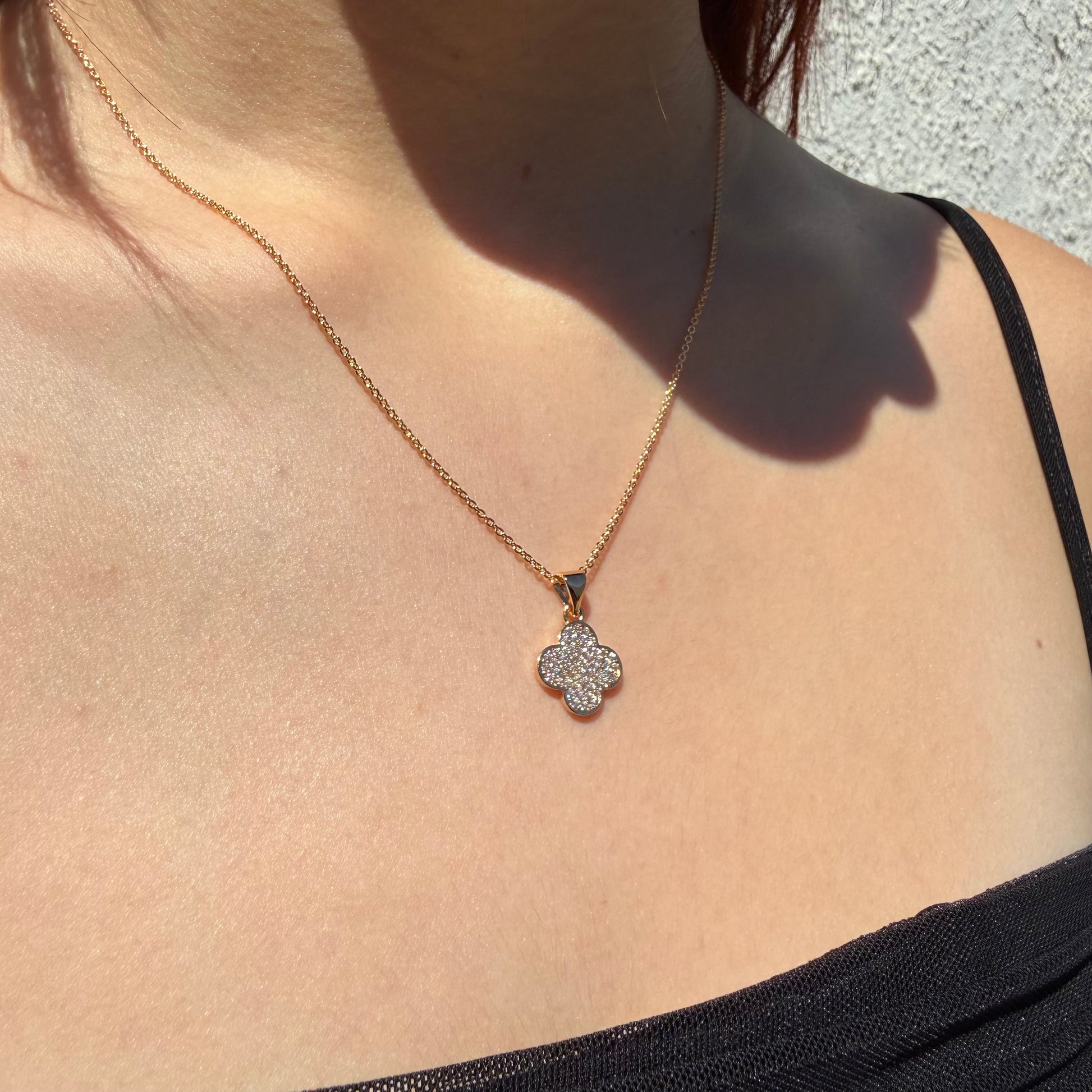Cadena Van Cleef Bloom - Oro Goldfilled Rosa – Silver Ice 05