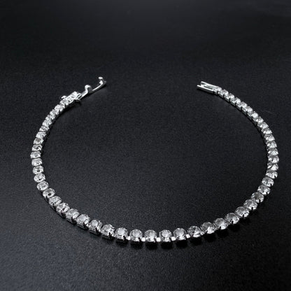 Pulsera Tennis con Circones Plata 925 - 3mm – Silver Ice 02