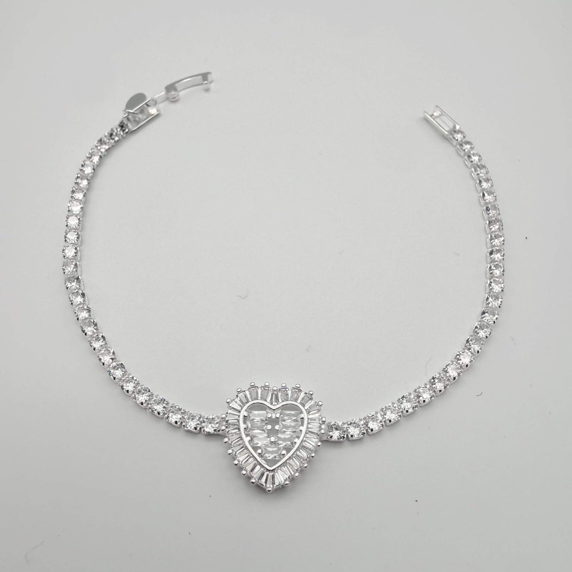 Pulsera Love Crown Tennis Plata 925 – Silver Ice 03