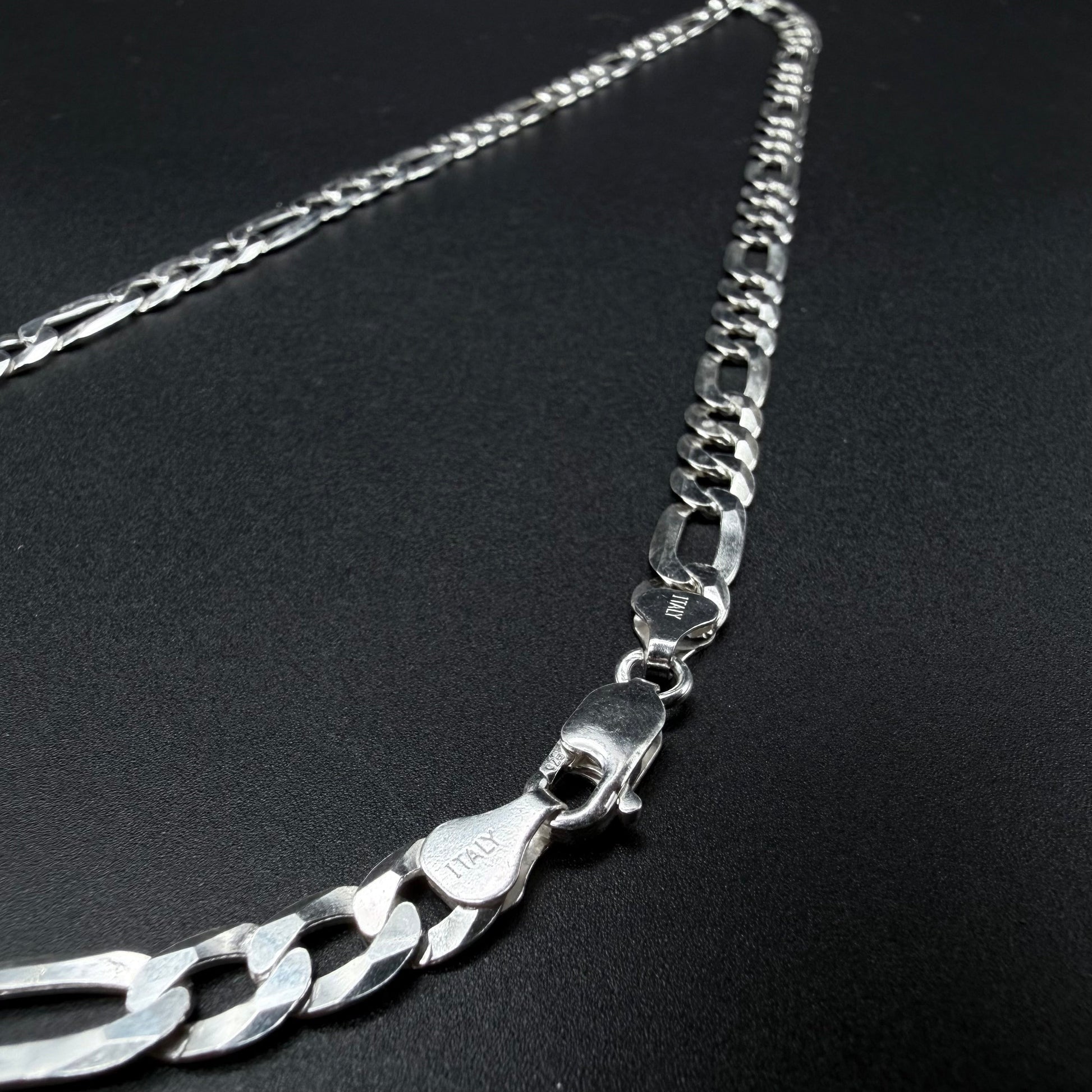 Cadena Fígaro 7mm - Plata 925 Italy – Silver Ice 04